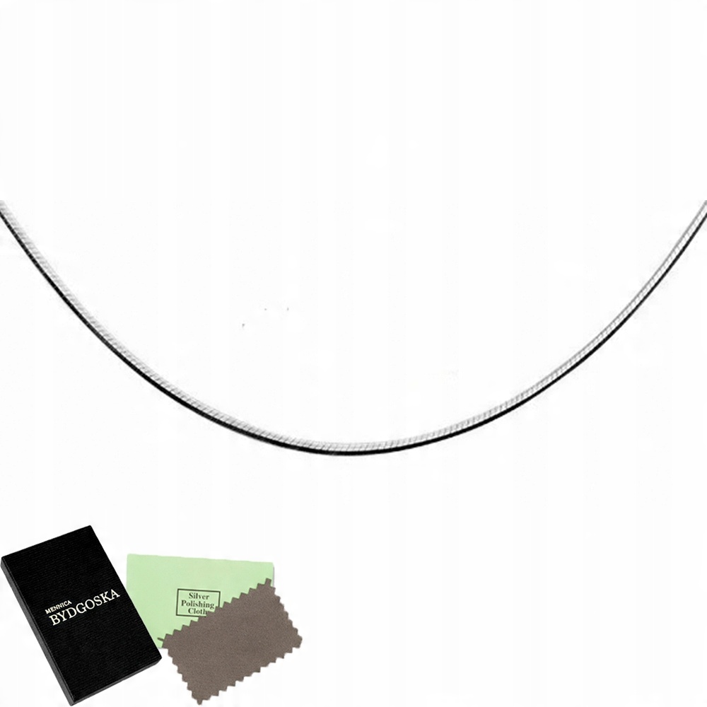 

Długi Łańcuszek srebrny 925 Żmijka 100CM