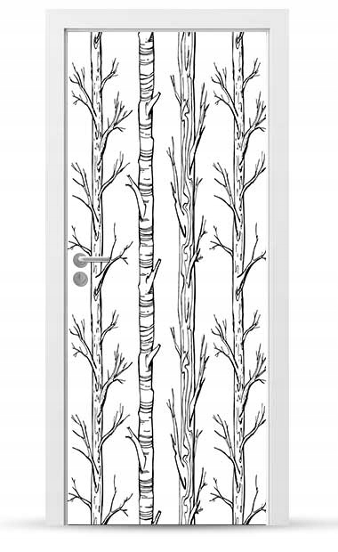 Okleina nálepka na vnější dveře Nábytková samolepicí Snadné Lepení