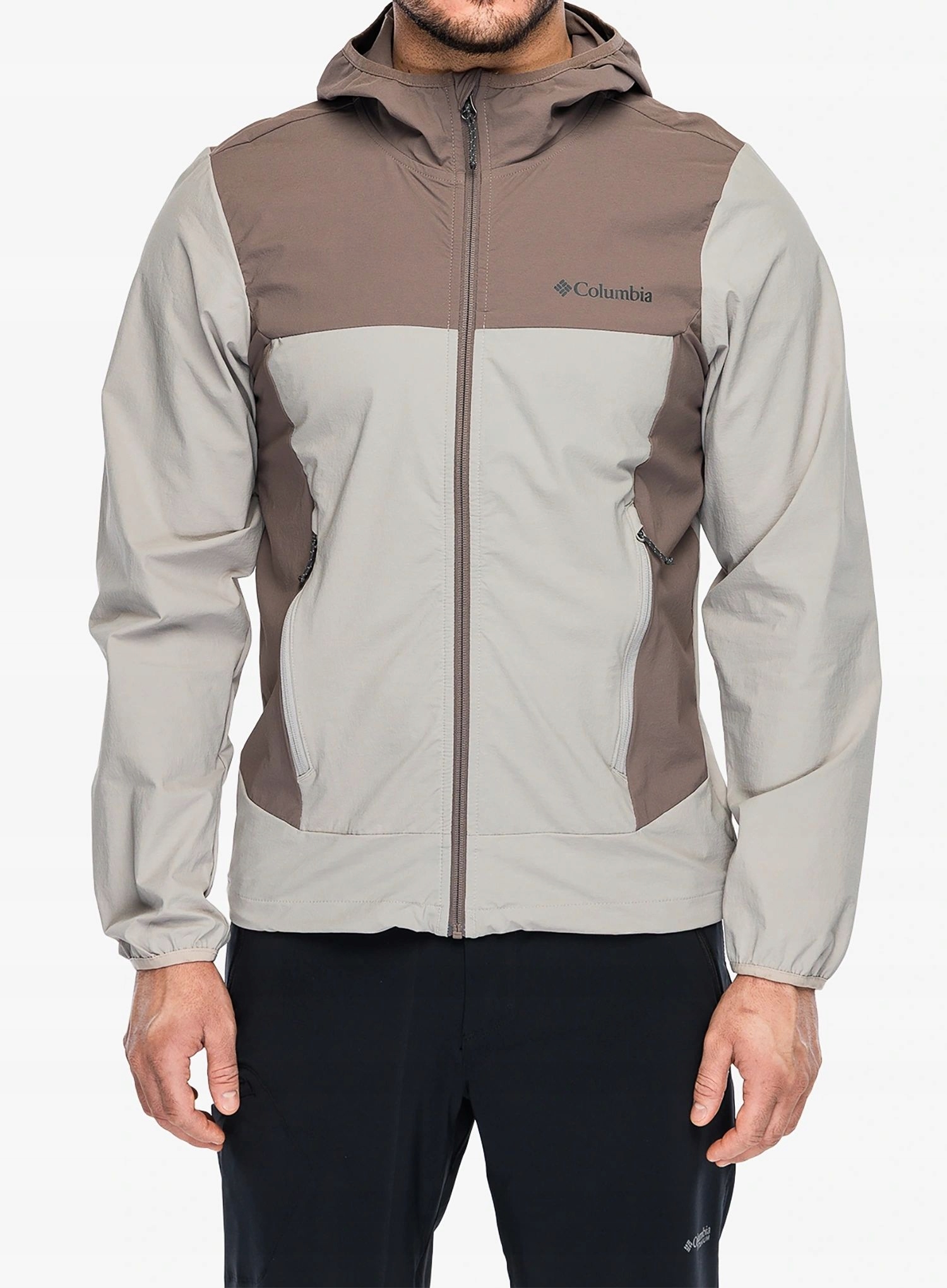 Softshellová bunda Columbia Heather Canyon II Hooded Jacket tmavě šedá M