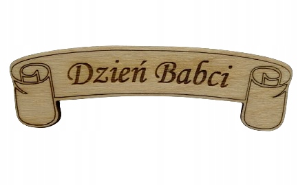 Tabliczka dla Babci z grawerem Dzień Babci 21 stycznia dekor scrapki Diy