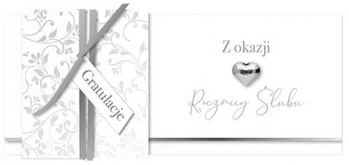 

Prezent na Rocznicę ślubu Kartka Premium KP54