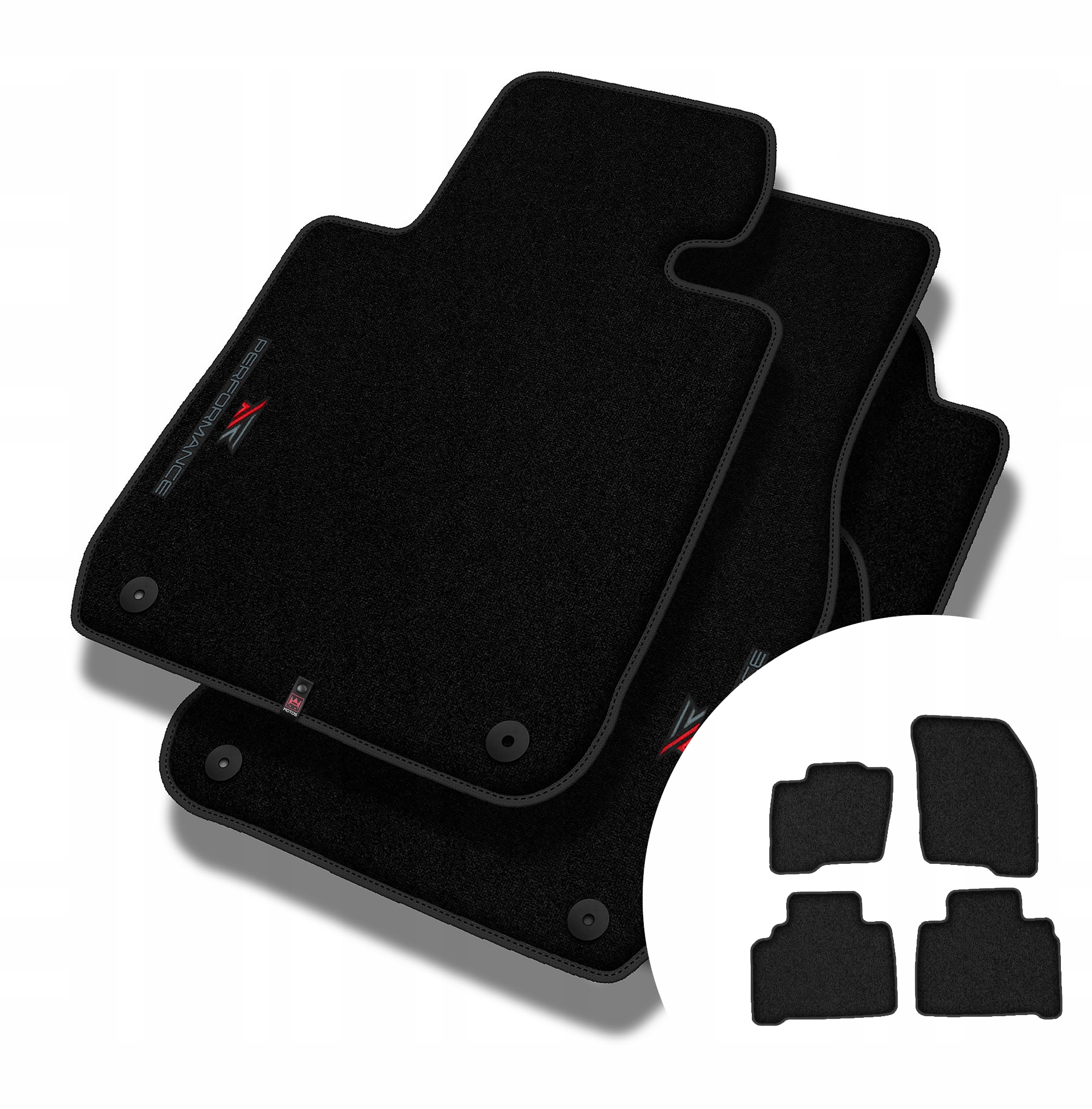 Velúrové koberčeky Performance Premium pre Ford S-max II 2010-2019