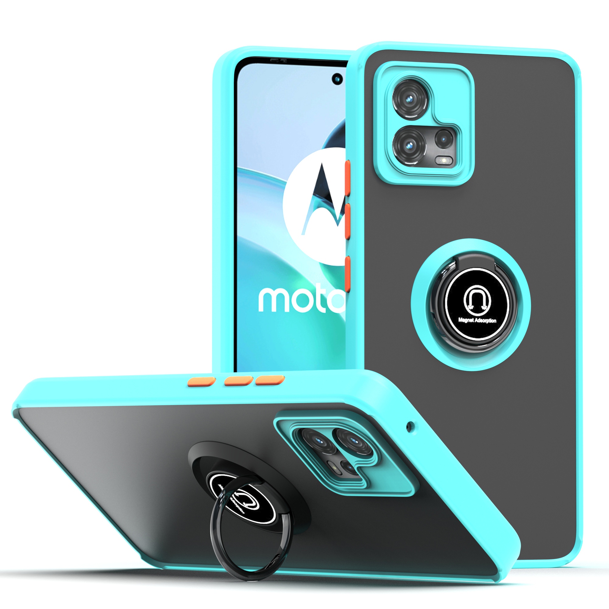 

Obudowa Ring Etui Pancerne do Motorola Moto G72