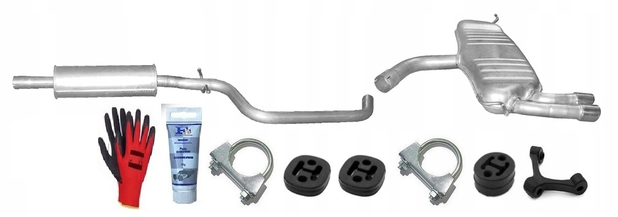 Audi A3 Sportback 2.0 TDi 100-103kw (2004-2008) Tlumiče sada.5Dveře+bonus