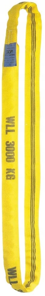 Pásové hadicové závěsy kulaté 3000 kg 8 m žluté