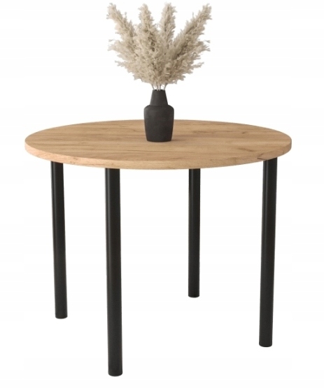 

Stół okrągły Loft Karl fi90cm dąb Artisan