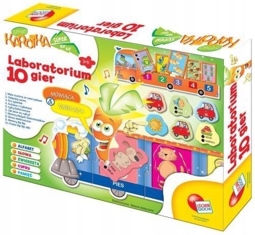 

Gra elektroniczna Liscianigiochi Karotka 10 Gier