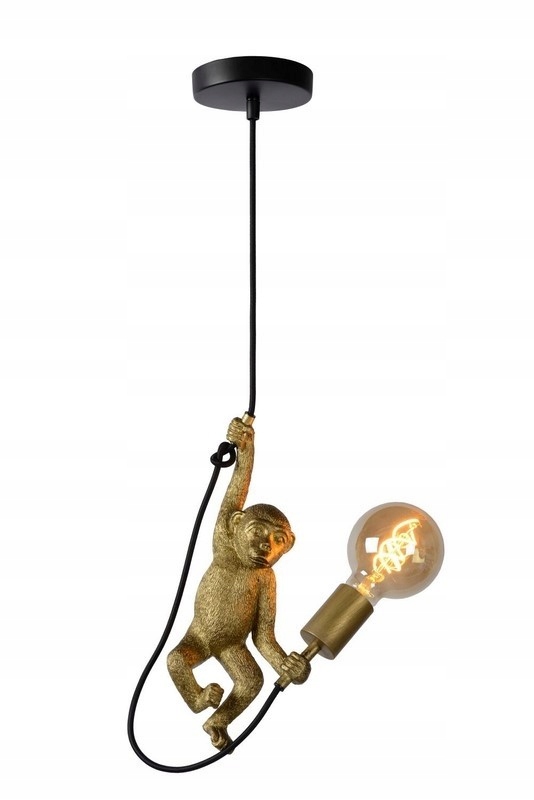 Lampa Wisząca Lucide Chimp 10402/01/30 Złota