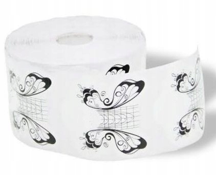 

Szablony do Przedłużania Szerokie Motyl Czarne 100