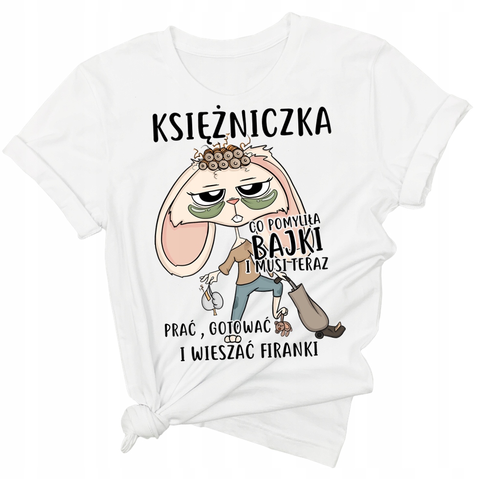 

Śmieszna koszulka z nadrukiem na Walentynki L/XL