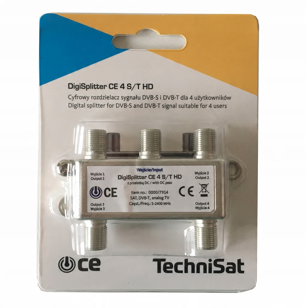 

Rozdzielacz Antenowy Technisart Ce 4 S/t Hd