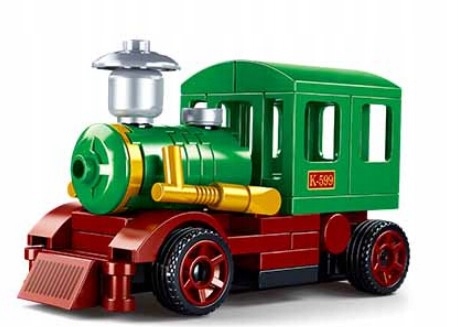 

Klocki Sluban Mini Pociąg Lokomotywa Z Napędem