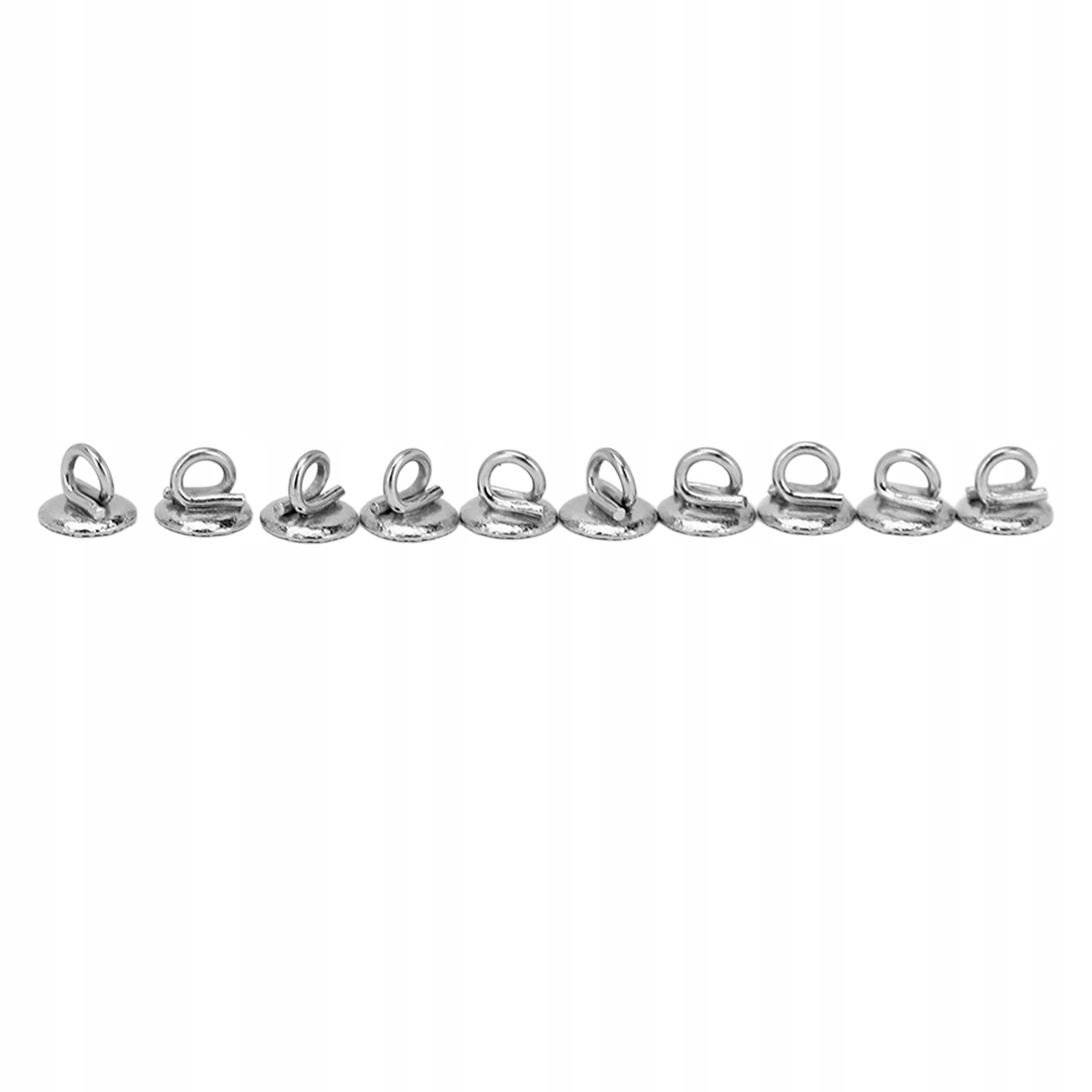 10 sztuk oczko lingwalny przycisk ze stali