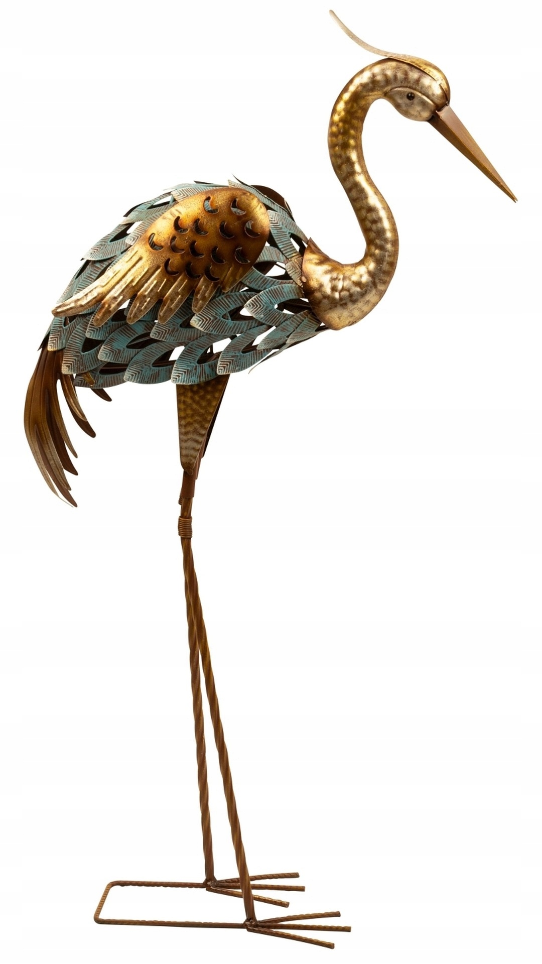 Czapla dekoracja do Ogrodu Domu ozdoba metal wys.81cm