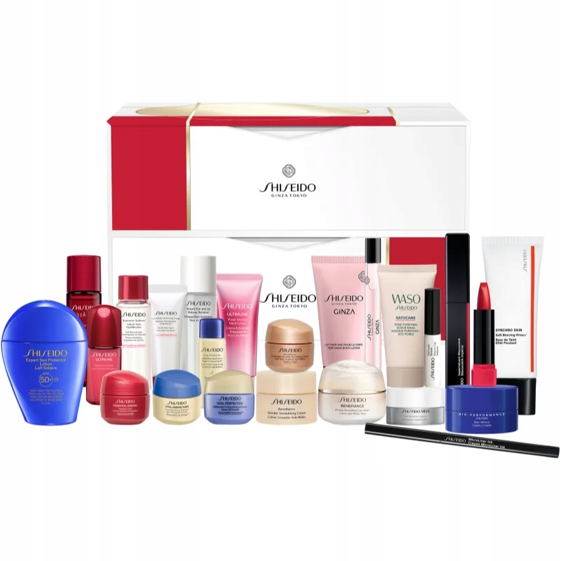 Адвент-календарь Shiseido Luxury Collection 2025, средства для ухода за лицом — фото 2