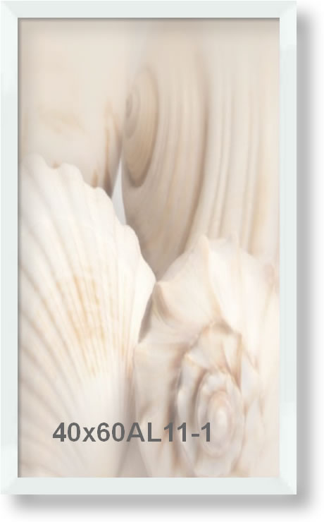 Hliníkový rám široký pro obraz, fotografii nebo plakát 40x60 cm, bílý