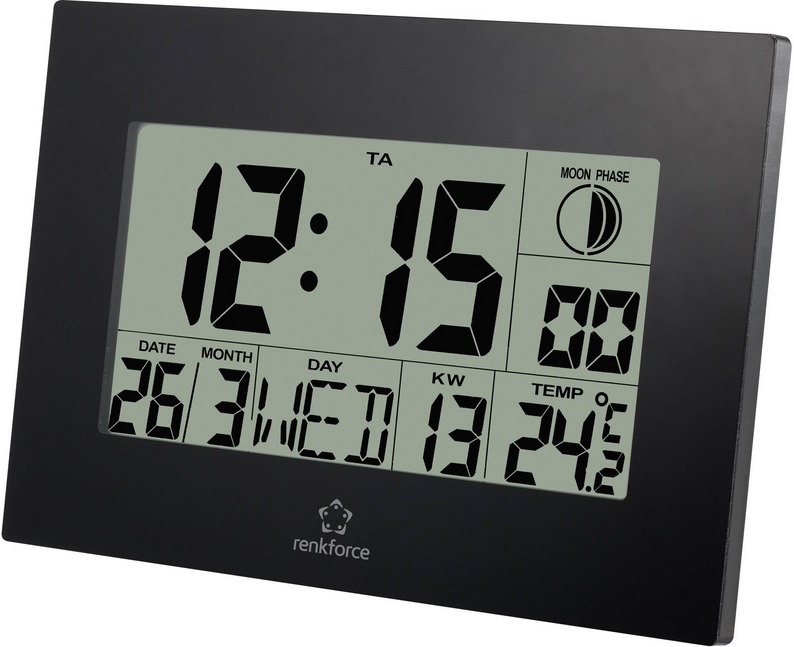 

Zegar Elektroniczny 23x16cm Duży Czytelne Cyfry