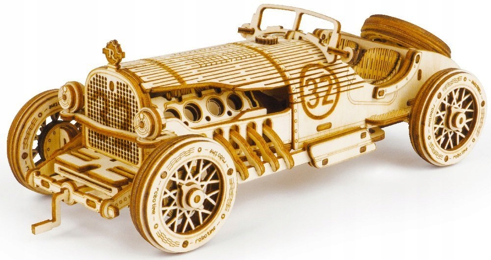 

Robotime Drewniane Puzzle 3D Klasyczne Auto