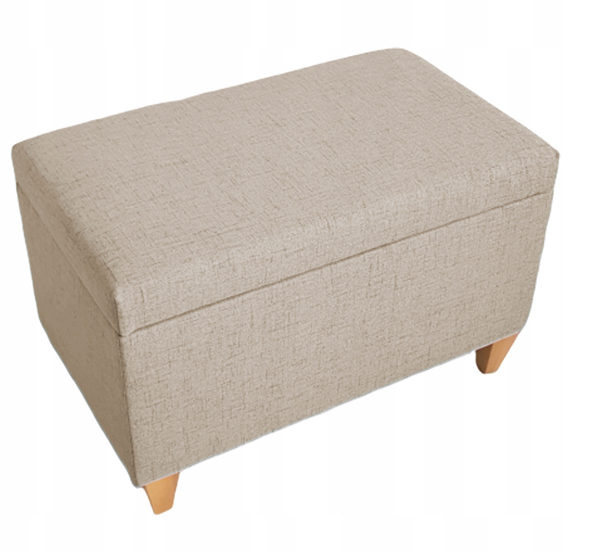Taburet Lila Béžová otevírací Kufřík úložný box s nožičkami
