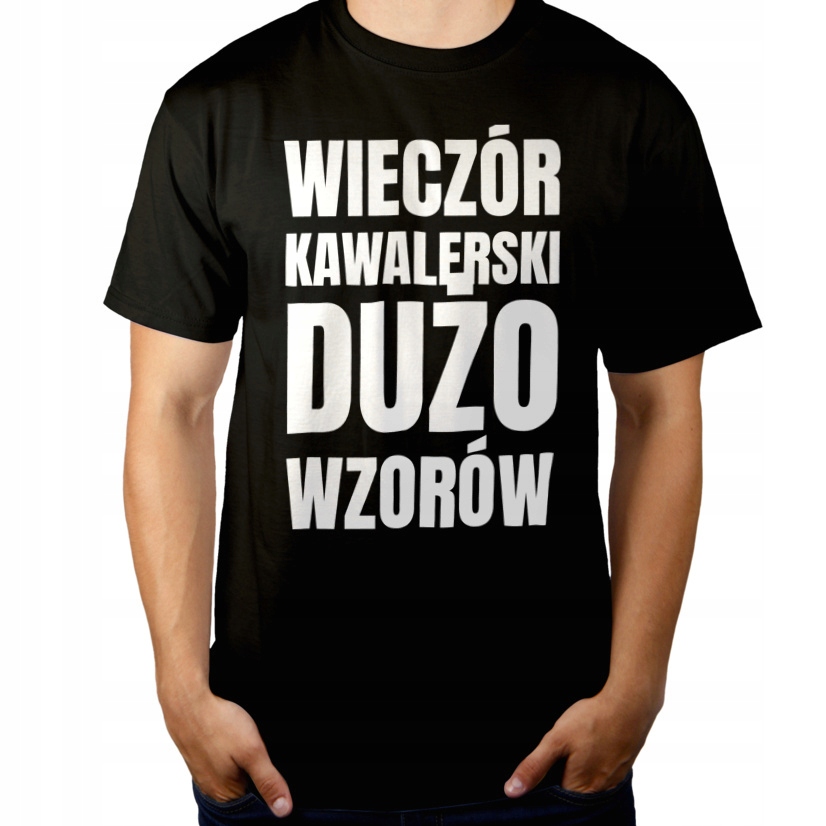 

Wieczór Kawalerski Dużo Wzorów Koszulka Czarna