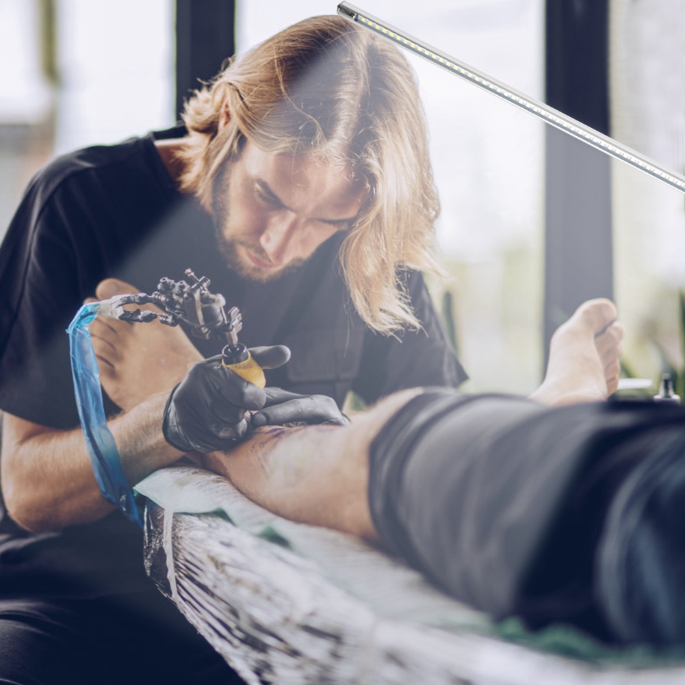 LAMPA KOSMETYCZNA BIURKOWA LED LAMPKA 8W BEZCIENIOWA MANICURE Marka bez marki