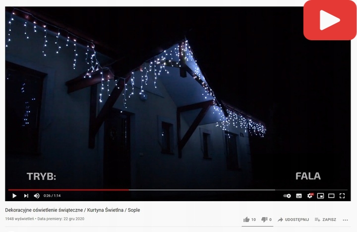 LAMPKI SOPLE 500 LED NIEBIESKIE ZEWNĘTRZNE NA PRĄD ŚWIATEŁKA CHOINKOWE Długość 1900 cm