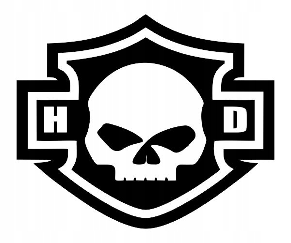 

Naklejka Harley Davidson Skull Hd