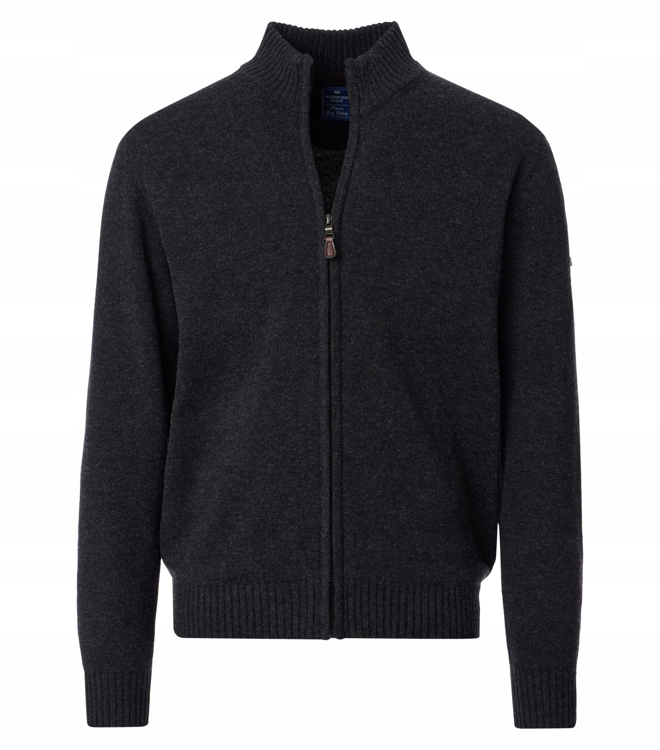 Redmond Velké Rozměry Vlněný Rozepínací Svetr Kardigan 6XL 168 cm