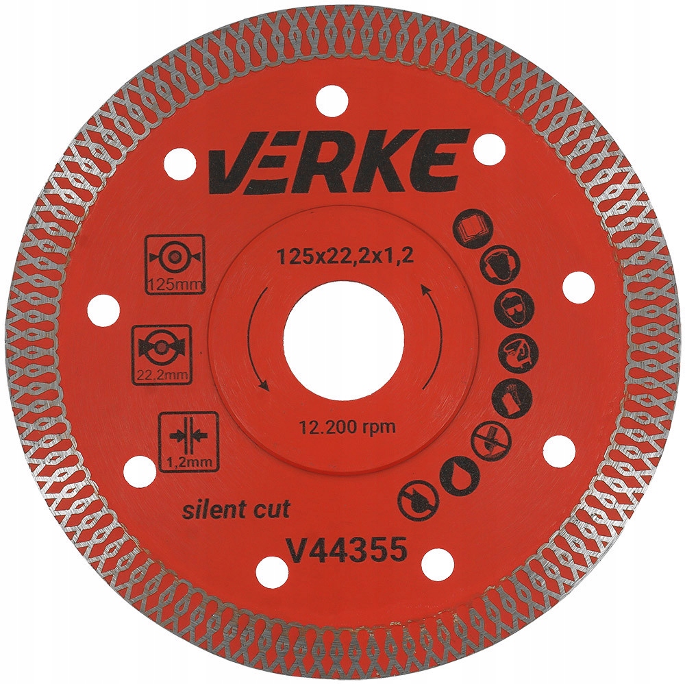 TARCZA DIAMENTOWA 125MM SILENT CUT VERKE