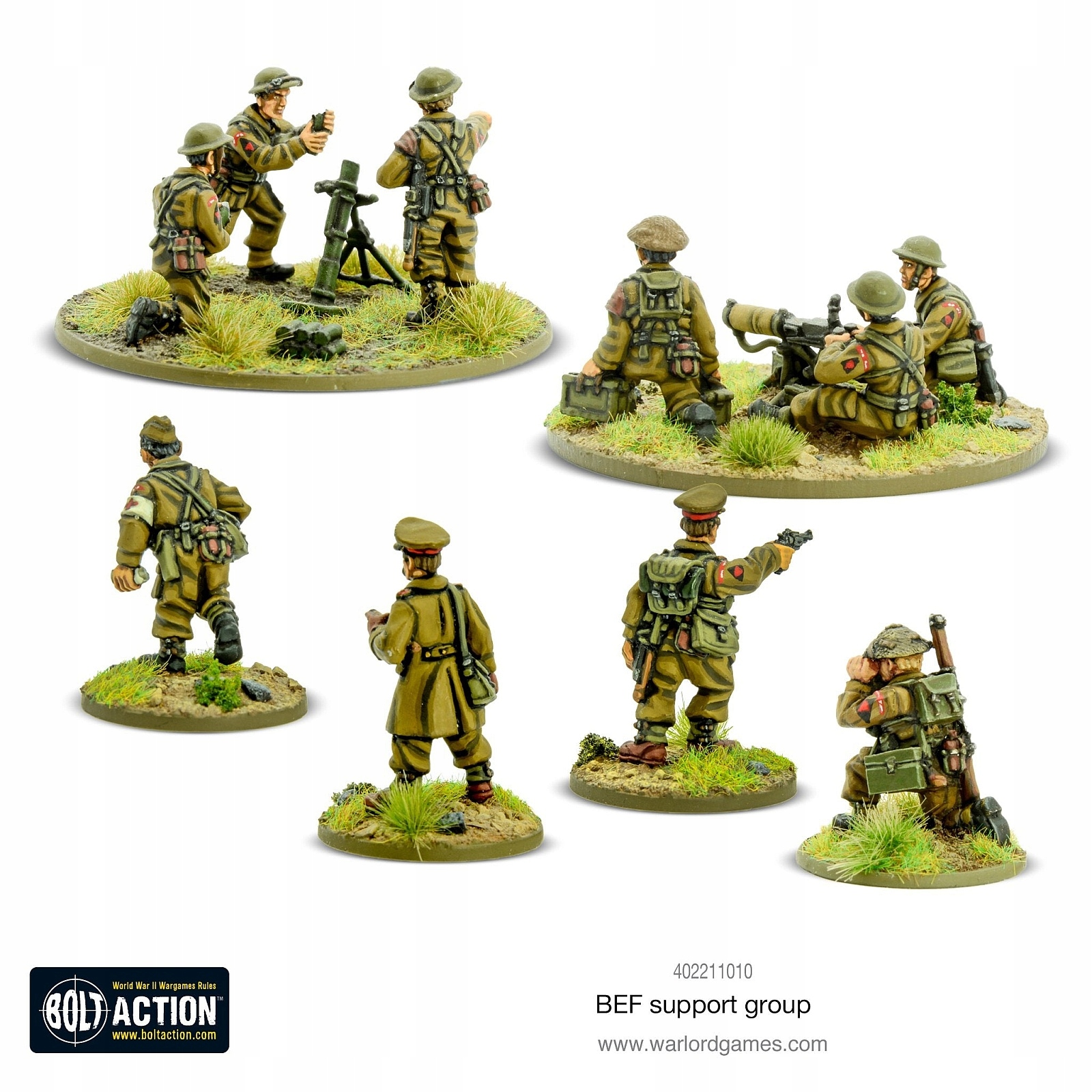 Bolt Action British BEF Support Group System Bolt Action
