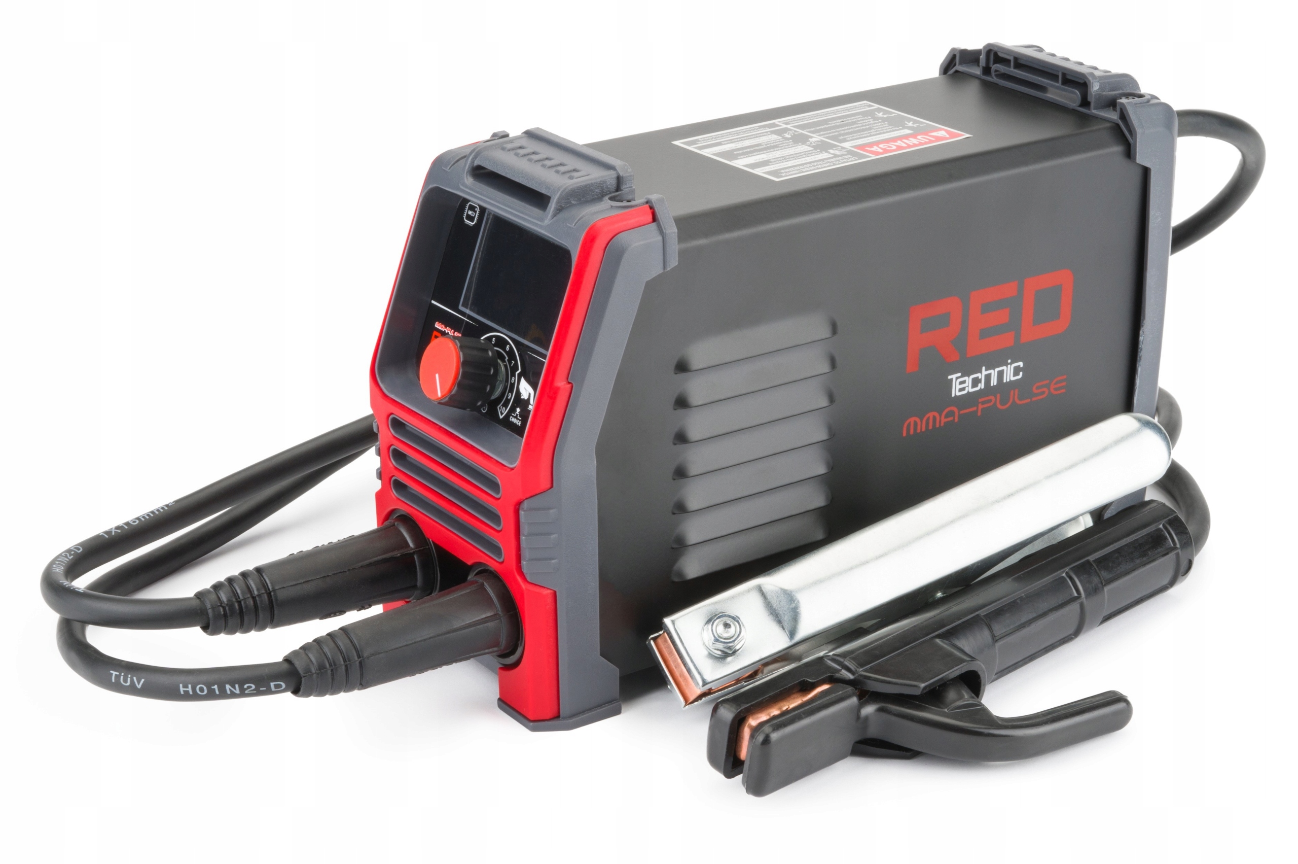 Spawarka INWERTOROWA LCD MMA PULSE TIG LIFT Zestaw Marka RED TECHNIC