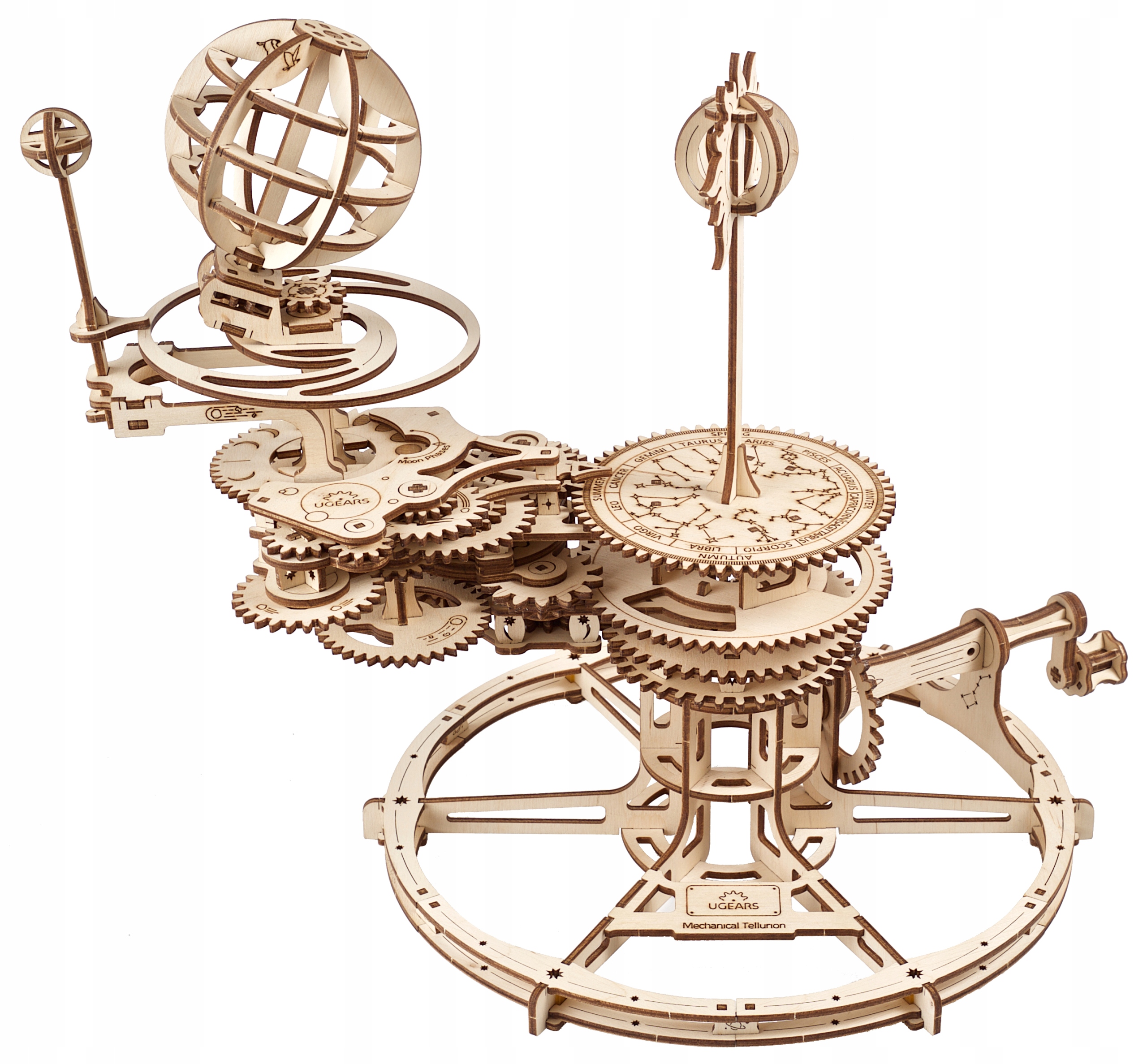 

Puzzle 3D Drewniane Mechaniczne Tellurium uGEARS
