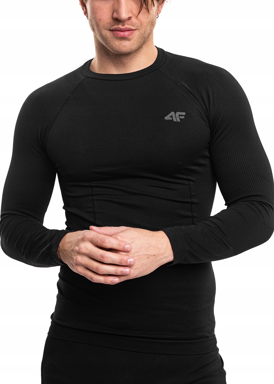 Pánské termoaktivní tričko 4F s dlouhým rukávem, bezešvé, vel.