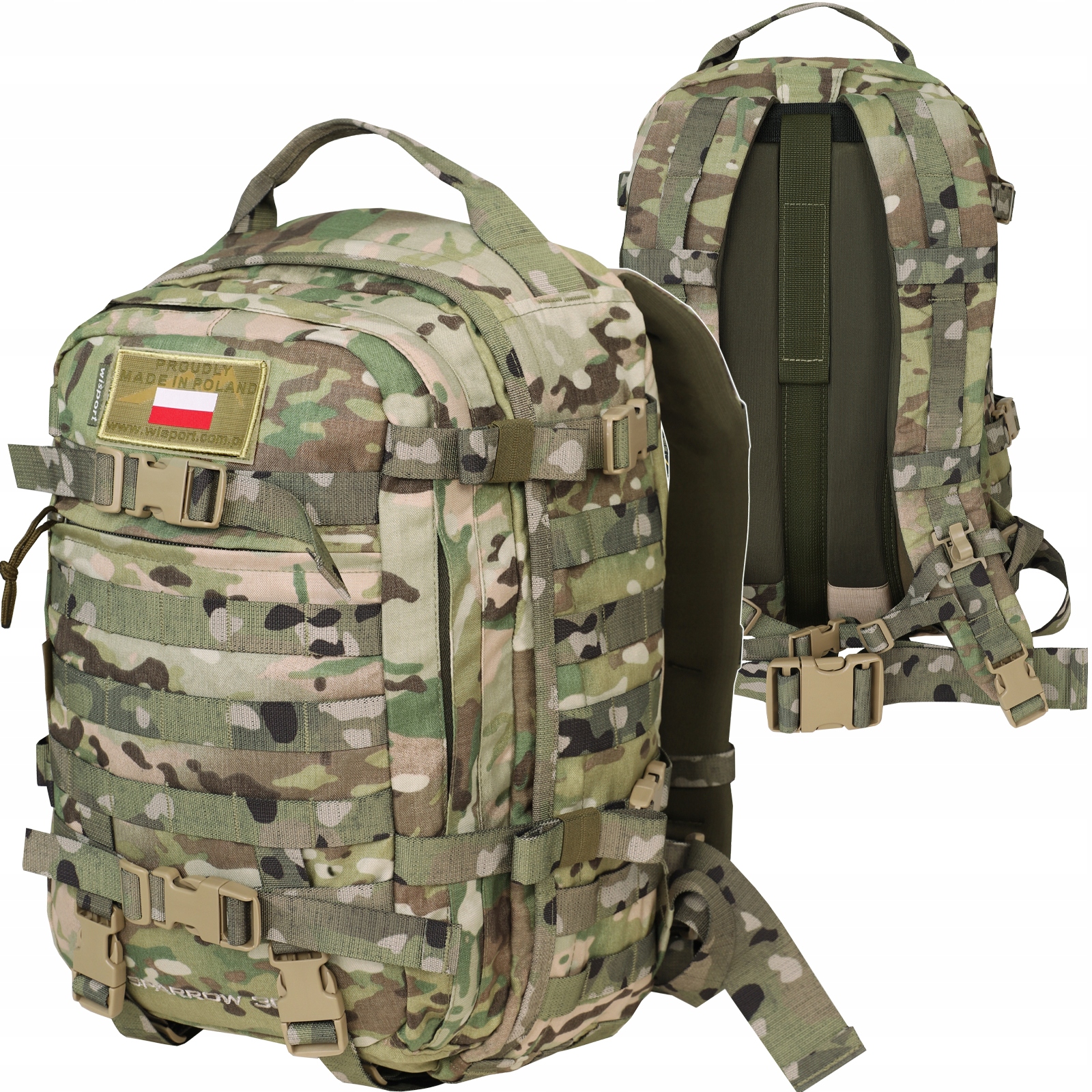 Plecak Wisport Sparrow II 30 l MultiCam Cordura 500D Wojskowy Survival
