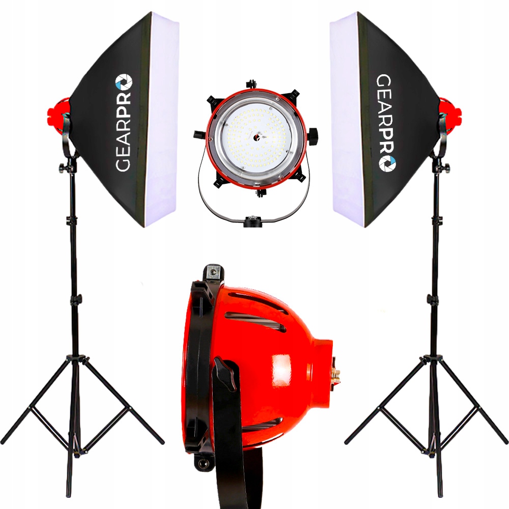 

2x Lampy Studyjne Softbox Led 50x70 cm 2x600W