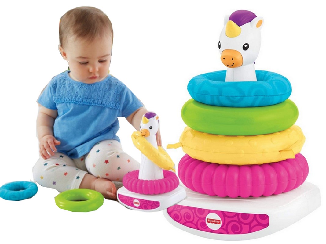 

Fisher Price Piramidka Z Kółek Magiczny Jednorożec
