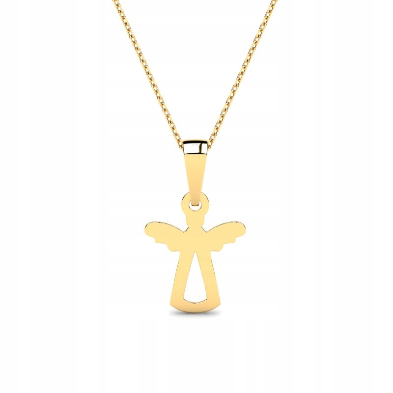 

Naszyjnik Złoty Błyszczący Aniołek