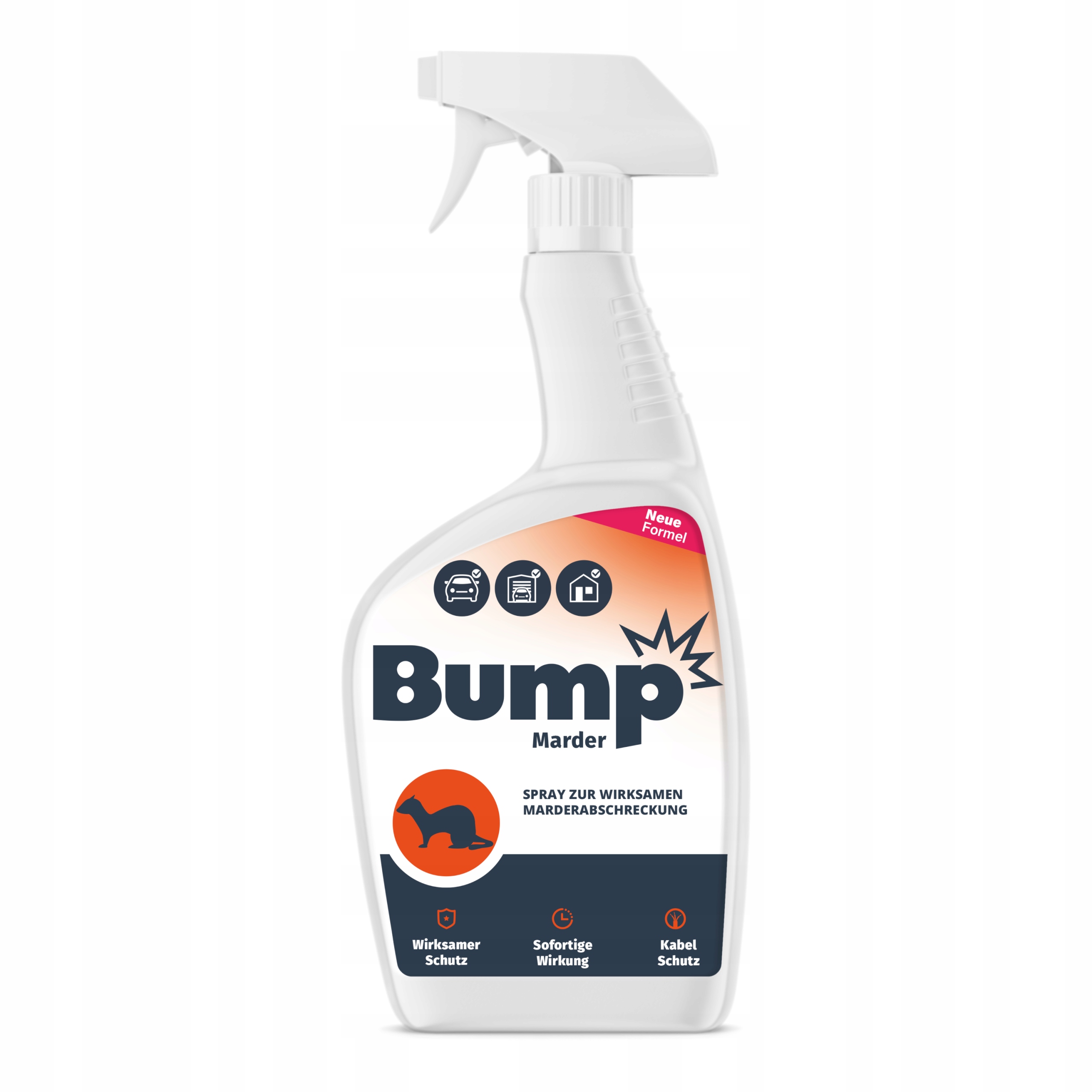 Bump Marder Odstraszacz na kuny do samochodu domu auta Spray Preparat 500ml