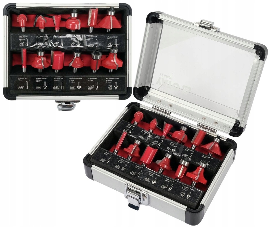 

Yato Frezy Do Drewna Trzpień 12el 6-32MM Frezarka