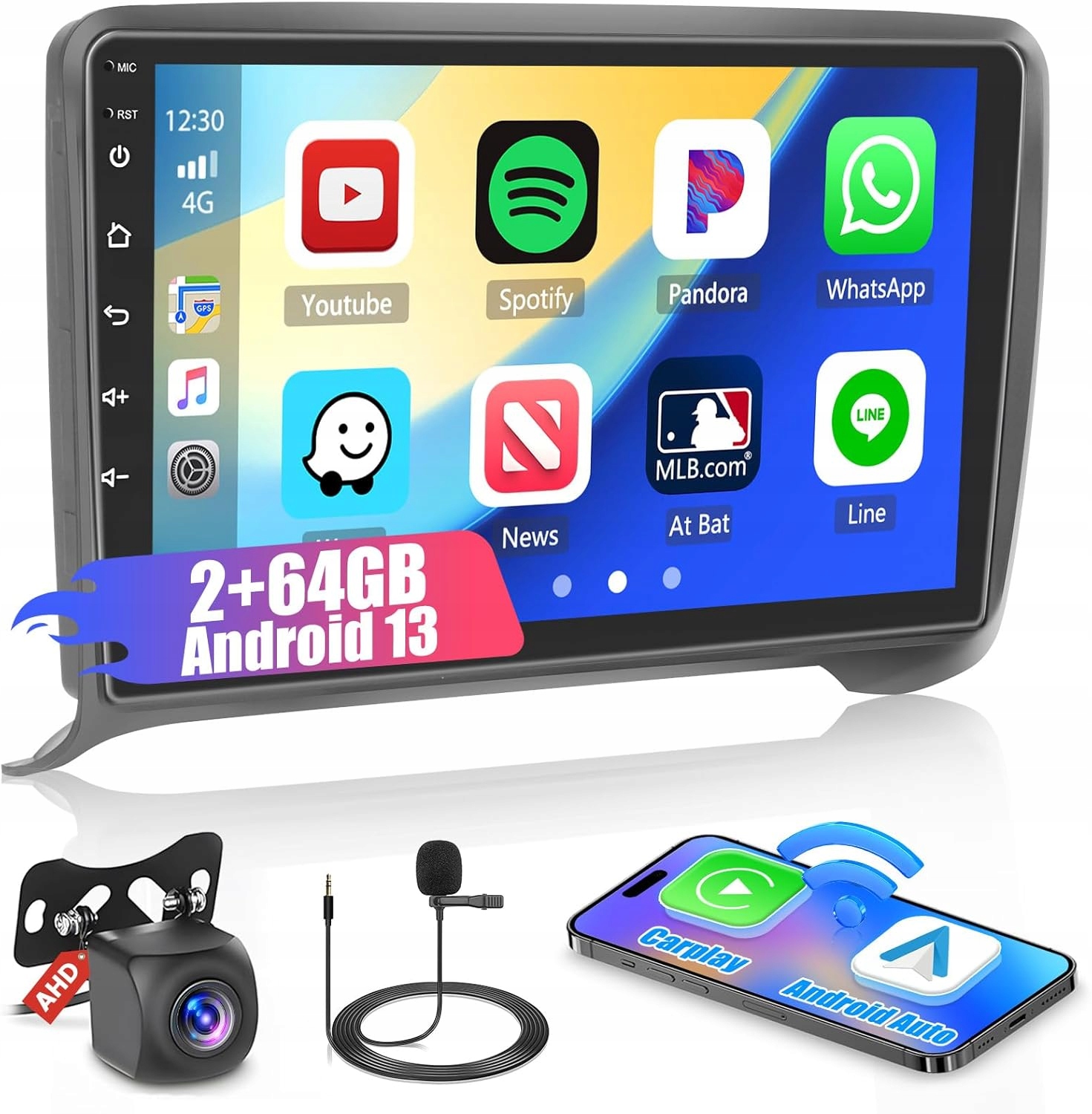 Automobilový multimediální přehrávač s operačním systémem Android model Hc 8163