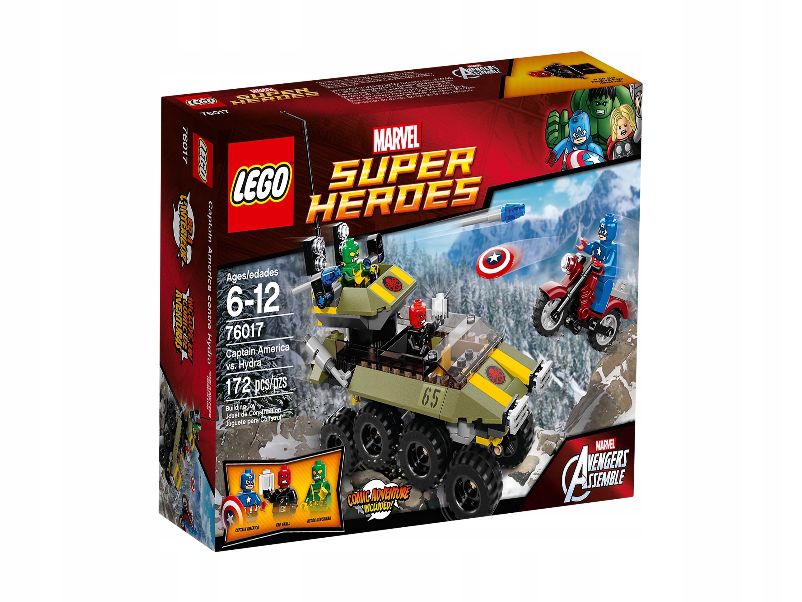 Lego Heroes 76017 Captain America vs. Hydra Nové