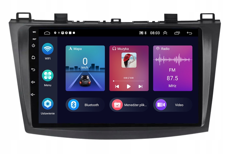 РАДІО GPS АНДРОЇД БТ МАЗДА 3 2010-2013 ВІФІ 32ГБ
