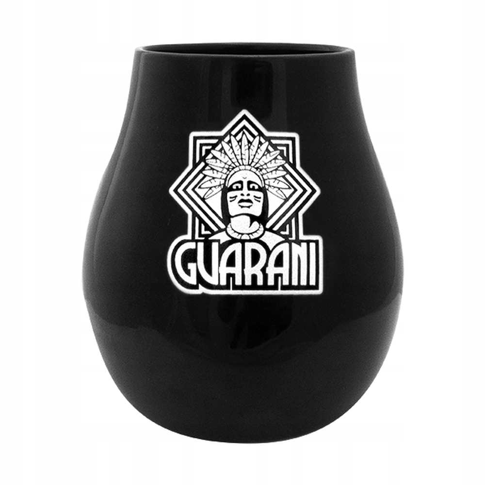 Levně Guarani Keramická tykev Matero pro yerbu mate, černá 350 ml Guarani