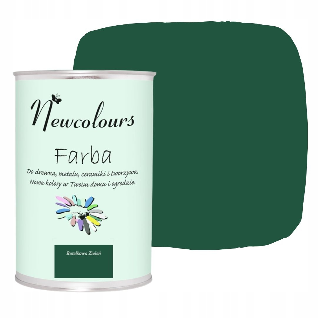 

Farba do mebli Newcolours Butelkowa Zieleń 900ml