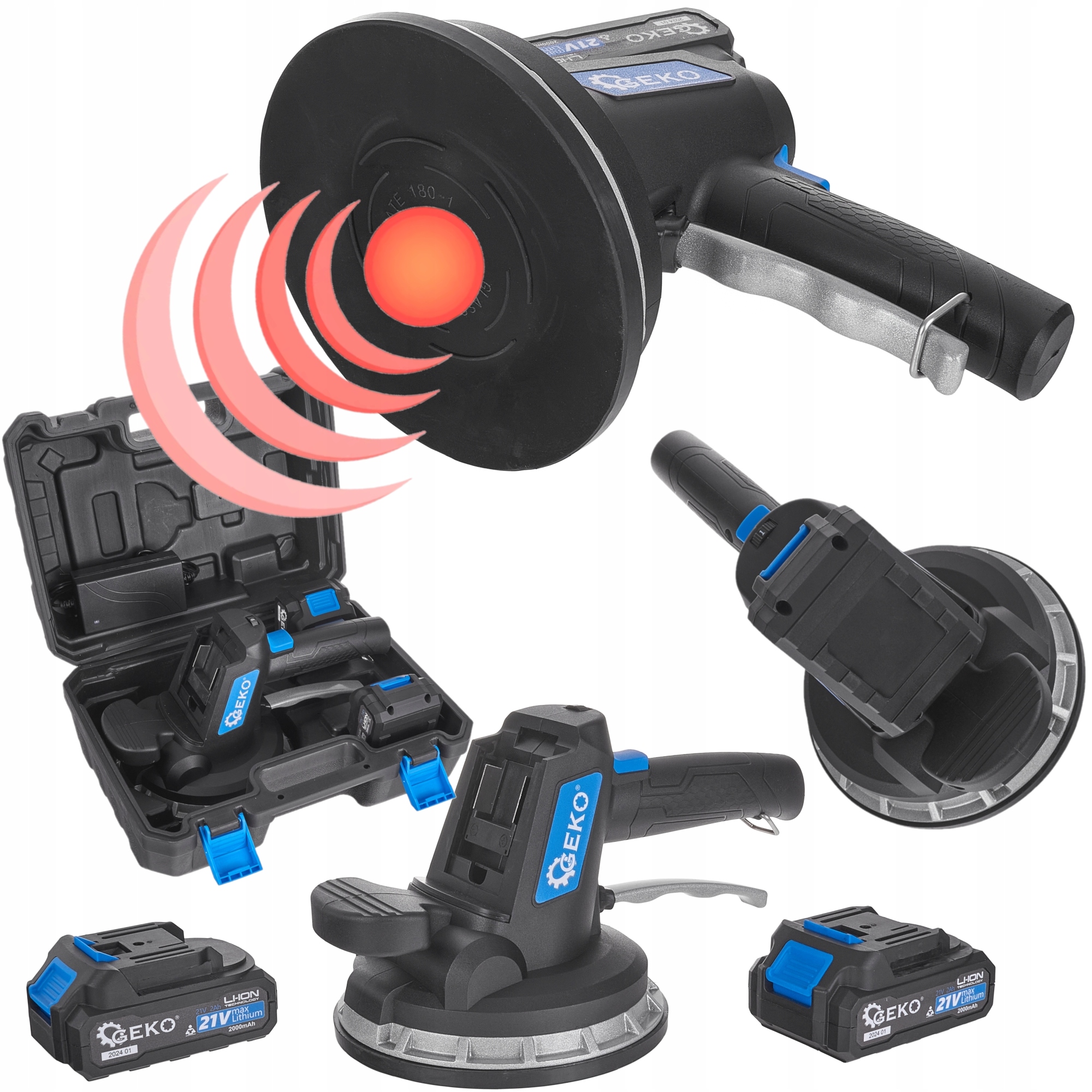 Přísavka Vibrator pro vyrovnávání dlaždic Glazury 80 kg Mio