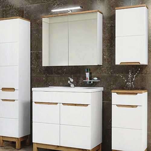 KINKIET ŁAZIENKOWY CZARNY 10W NAD LUSTRO/SZAFKĘ Klasa efektywności energetycznej F