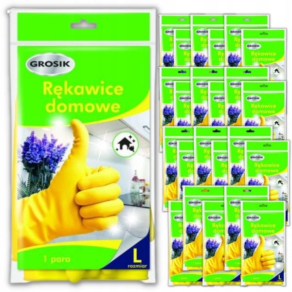 

Rękawice domowe Grosik (rozmiar L) x 24 opakowania