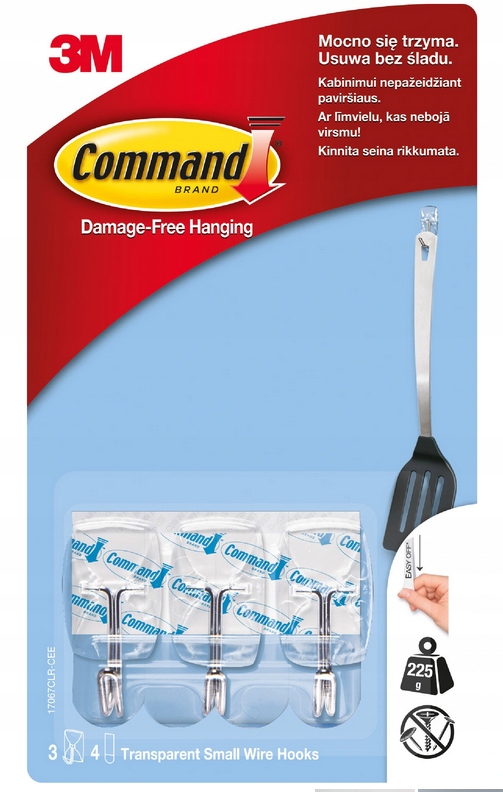 

Haczyk samoprzylepne Command 3 szt. 225 g 17067