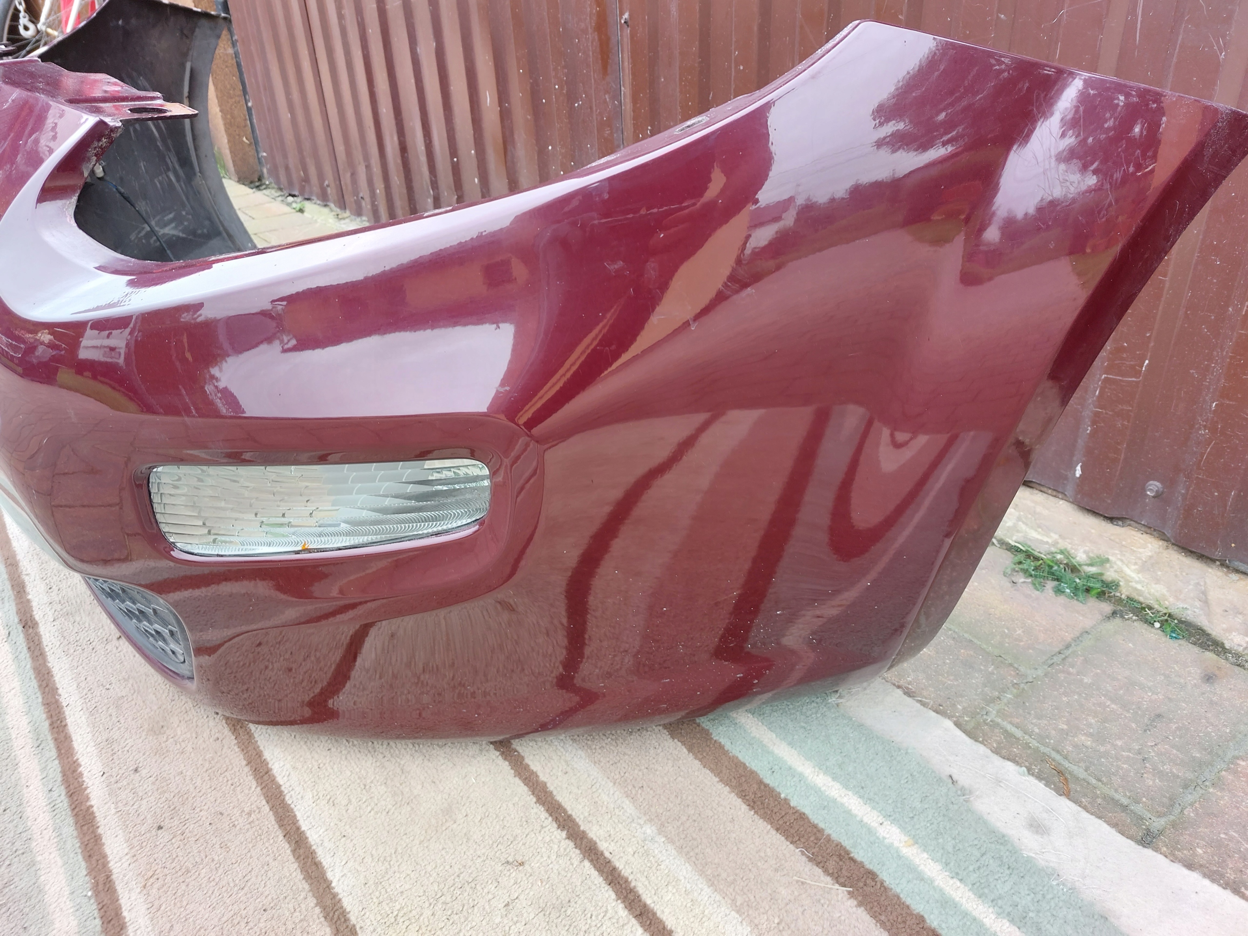 bumper front FIAT PUNTO 2012-2018 claret