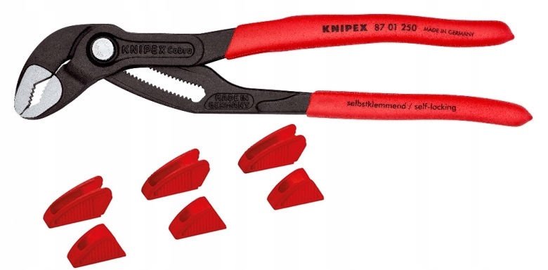 Sada nastavitelných kleští Cobra Knipex 250 mm ochranné krytky Knipex